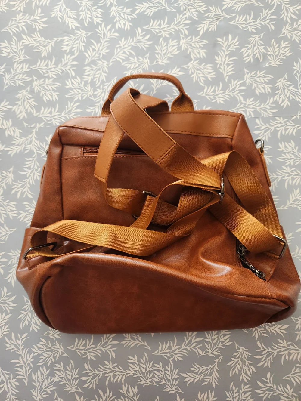 Classic Brown Backpack/purse